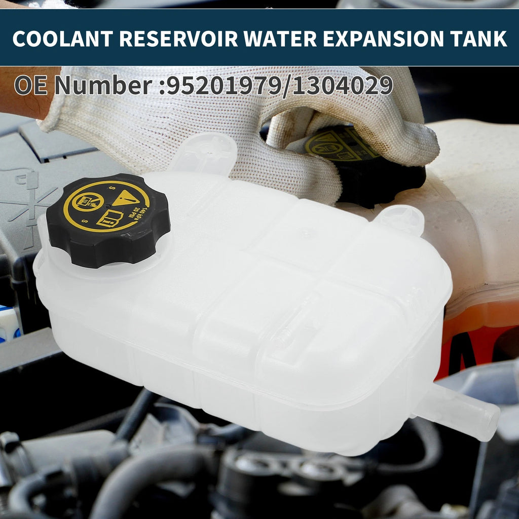 Set of 1 Coolant Expansion Overflow Tank with Cap No. 95201979 for Buick Encore (2013–2020)