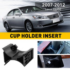 Cup Holder Insert Divider for Lexus ES350 (2007–2012) Durable Black