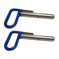 2PK Blue Connect Pin Assembly for Meyer Snow Plow (11859, 413422, 1302047)