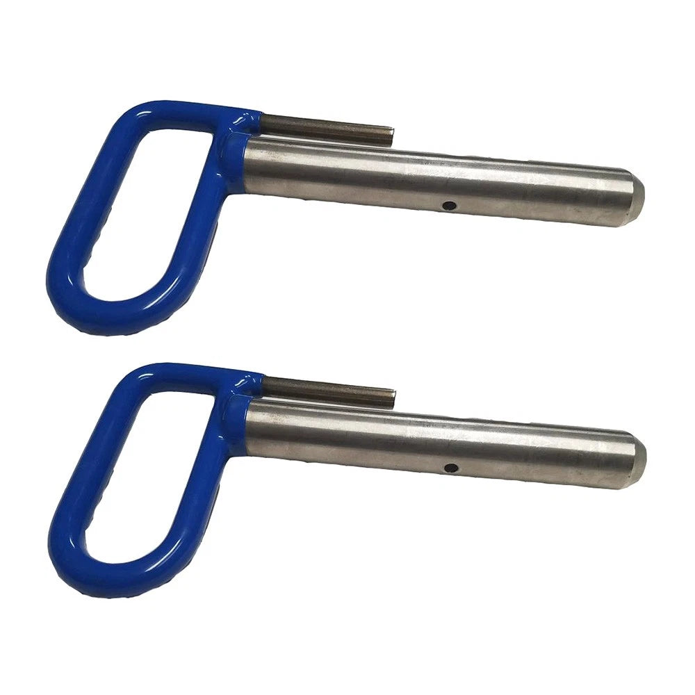 2PK Blue Connect Pin Assembly for Meyer Snow Plow (11859, 413422, 1302047)