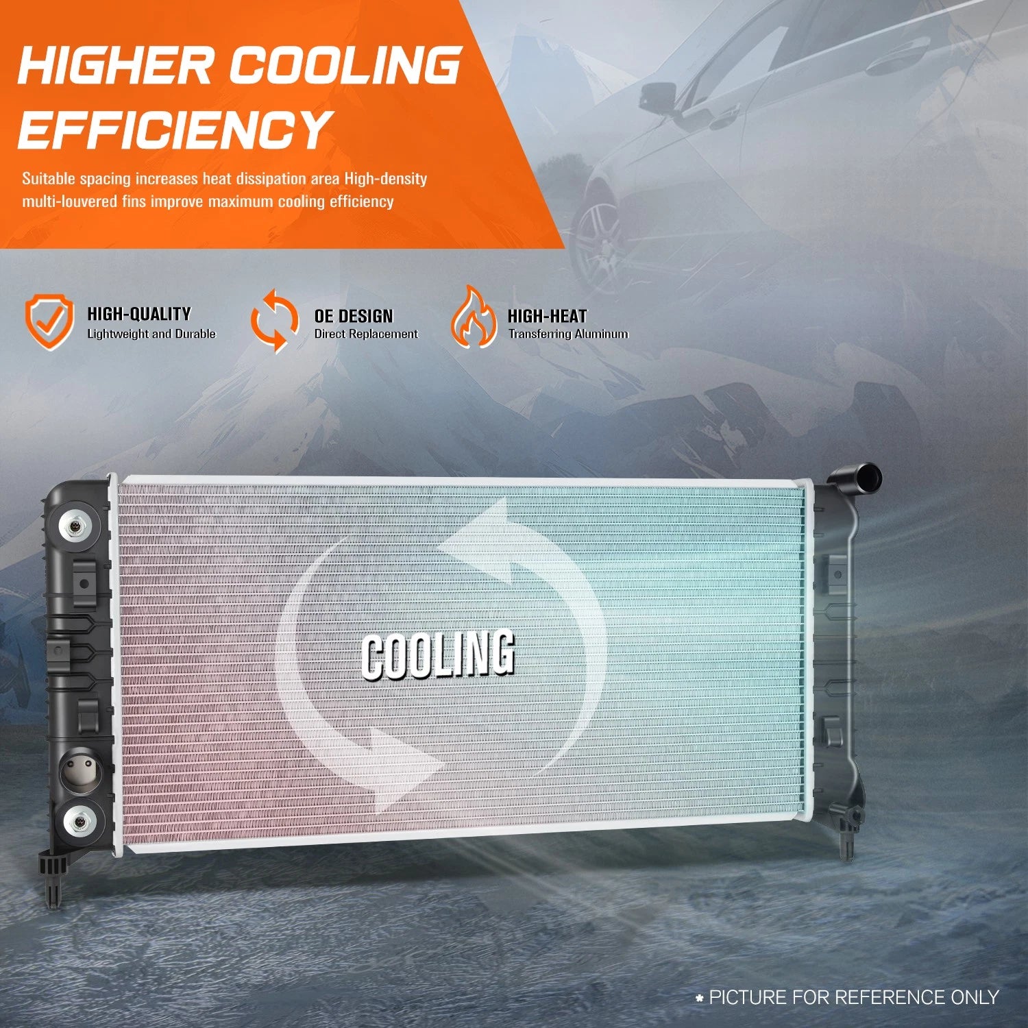 Aluminum Cooling Radiator for Chevy Impala 2011–2016 3.6L V6 DPI-13326