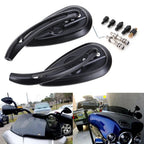 Black Skull Teardrop Mirrors for Harley Touring Dyna Sportster 883 1200 (2010–2023)