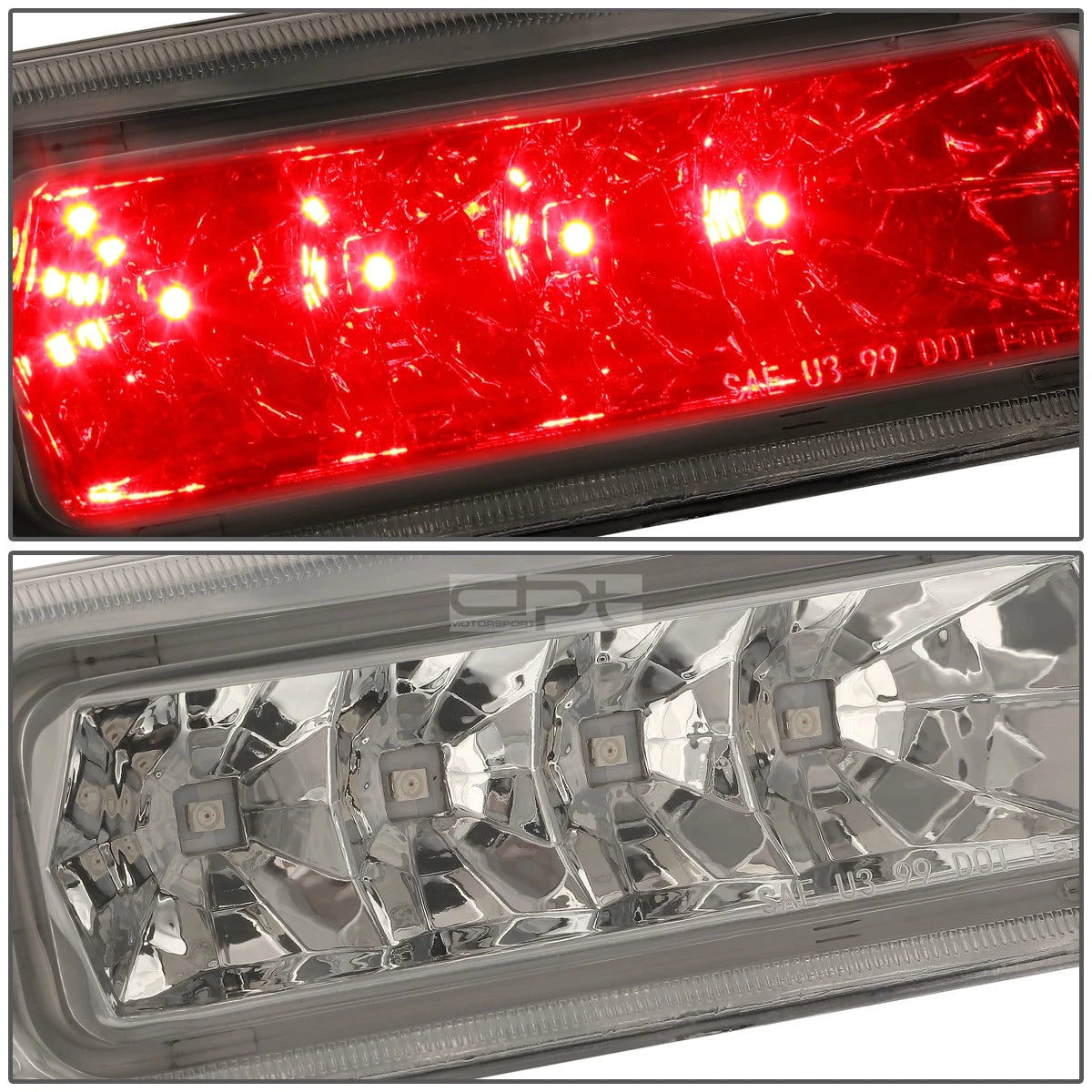 Chrome Housing LED Third Brake Light for Jeep Grand Cherokee (1999–2004)