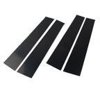 Set of 4 Car Window Pillar Door Trim for Dodge Ram 1500 (2009–2018) Bright Black