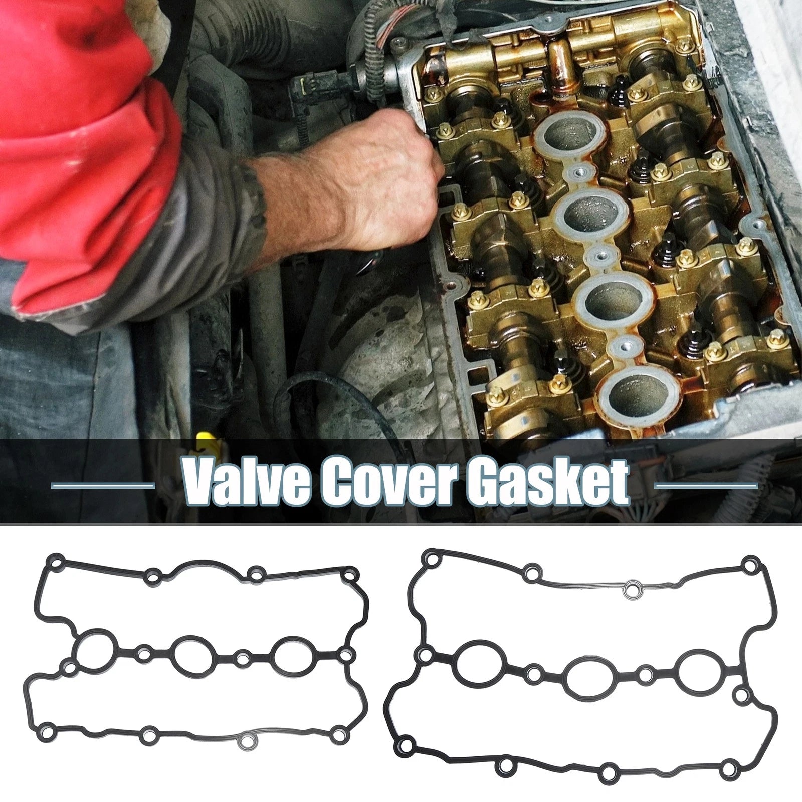 Engine Valve Cover Gaskets 06E-103-483-Q/06E-103-483-P for Audi A6 Quattro (2005–2011)