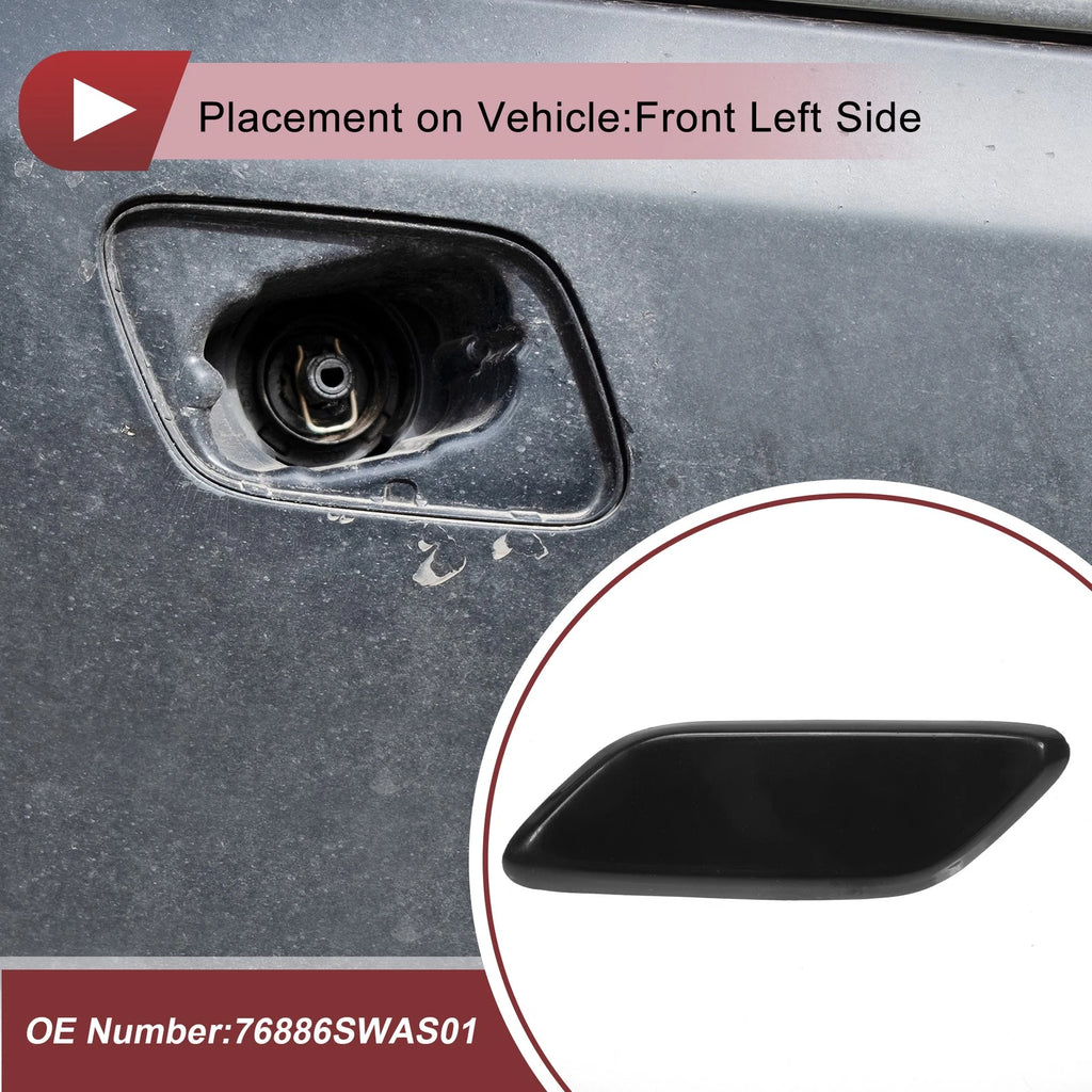 Front Left Washer Nozzle Cover Cap for Honda CR-V (2009–2011) Unpainted