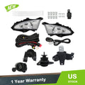 Set of 4 Fog Light Assemblies for Hyundai Elantra (2007–2010)