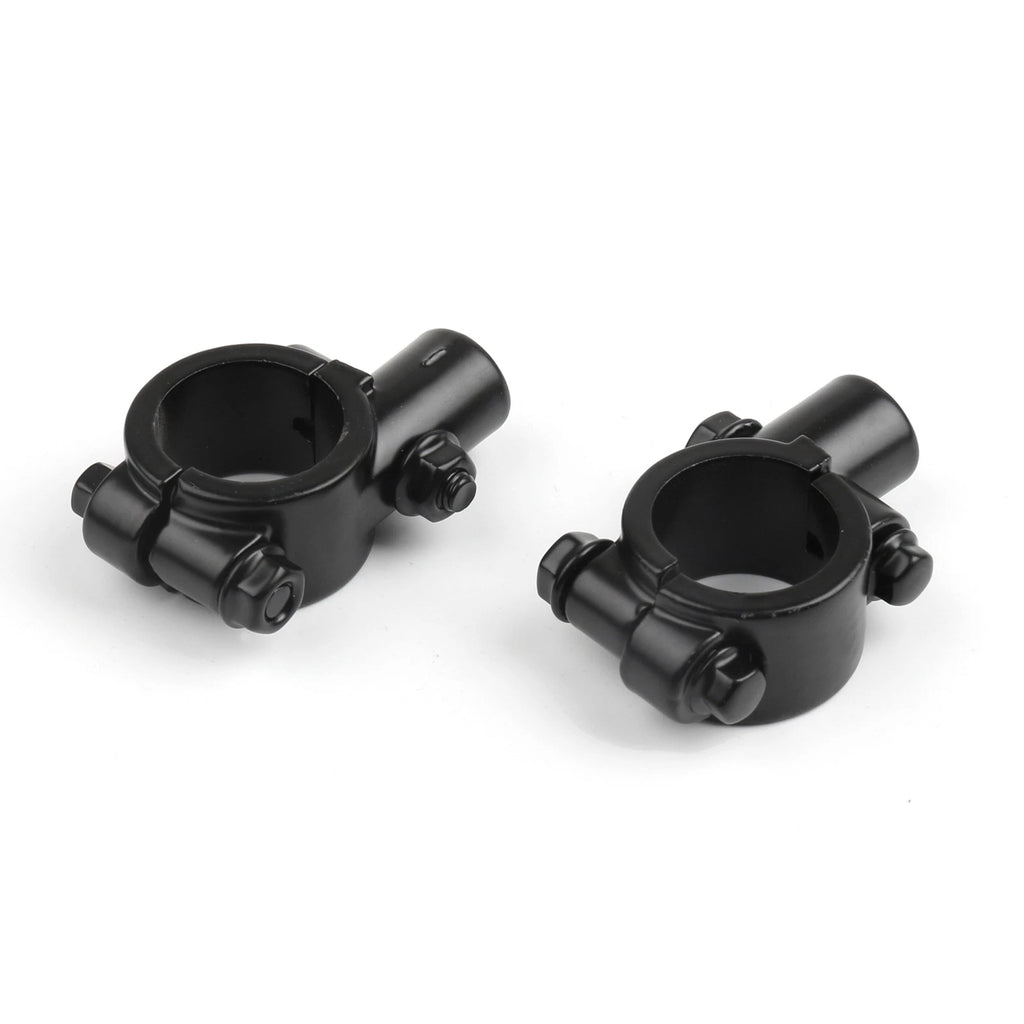 1" Handlebar Mirror Mount Clamp Adaptor for Motorcycle (10MM Thread)