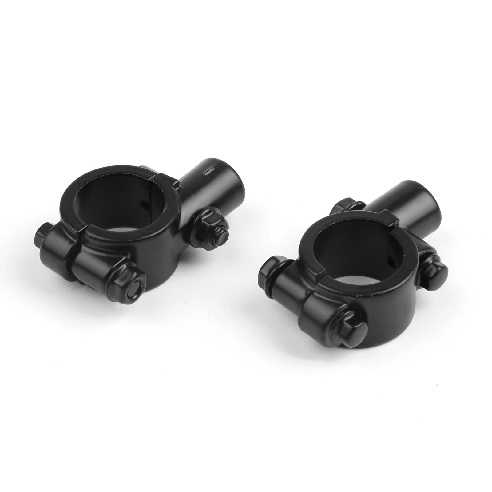 1" Handlebar Mirror Mount Clamp Adaptor for Motorcycle (10MM Thread)
