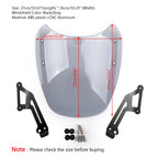 Windshield Wind Deflector for Ducati Scrambler (2015–2018) Gray