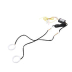 100MM RGB Phone Control Angel Eye Halo Rings Headlight DRL for Car
