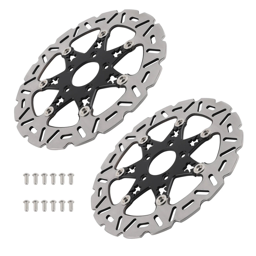 2X Floating Front Brake Rotor Disc for Harley-Davidson Touring (2008-2019)