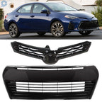 Front Bumper Grille for Toyota Corolla S (2014–2016) Gloss Black