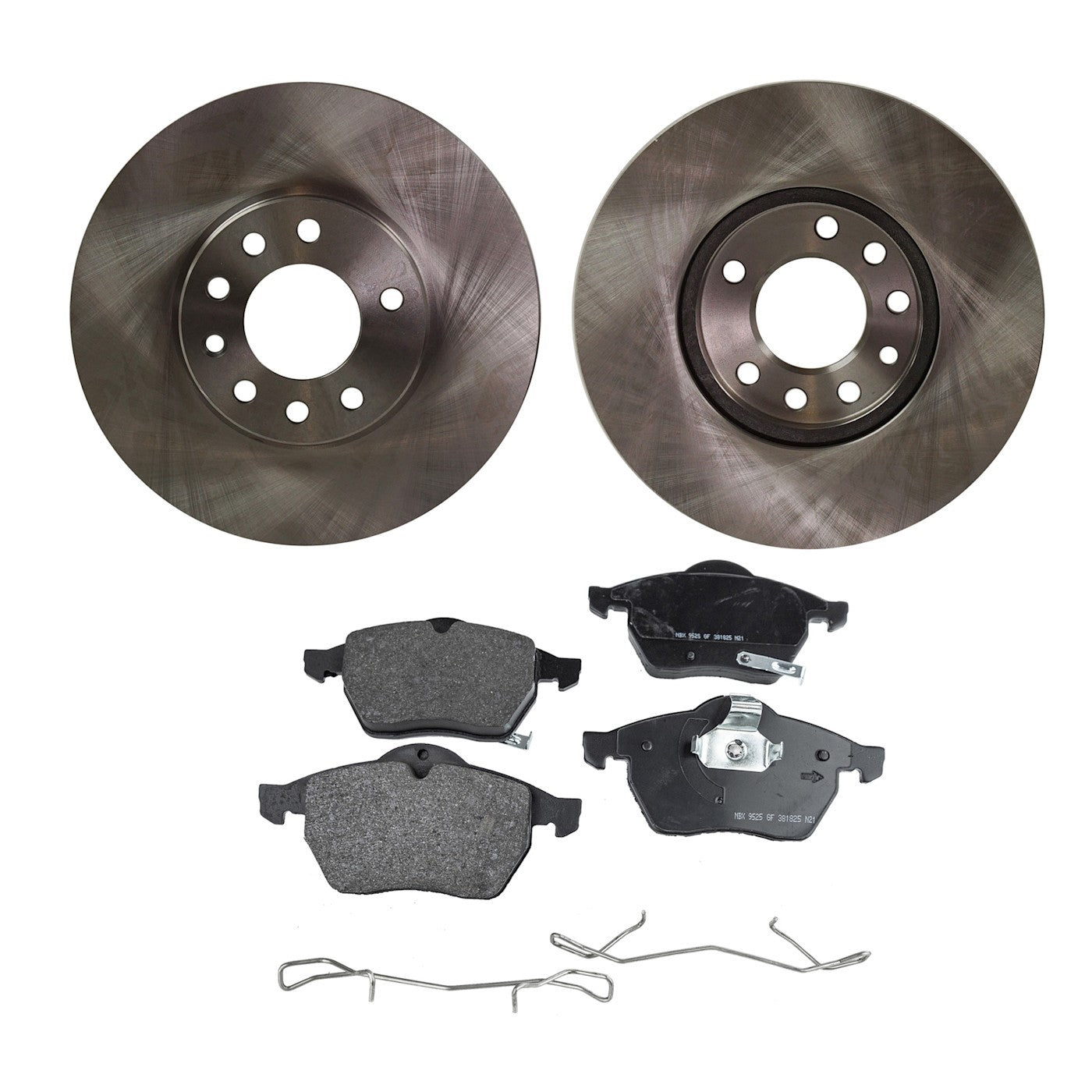 Brake Disc Rotors and Pads Kit for Saturn L300, Saab 9-3