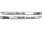 Bonnet Decal Set for Massey Ferguson 398