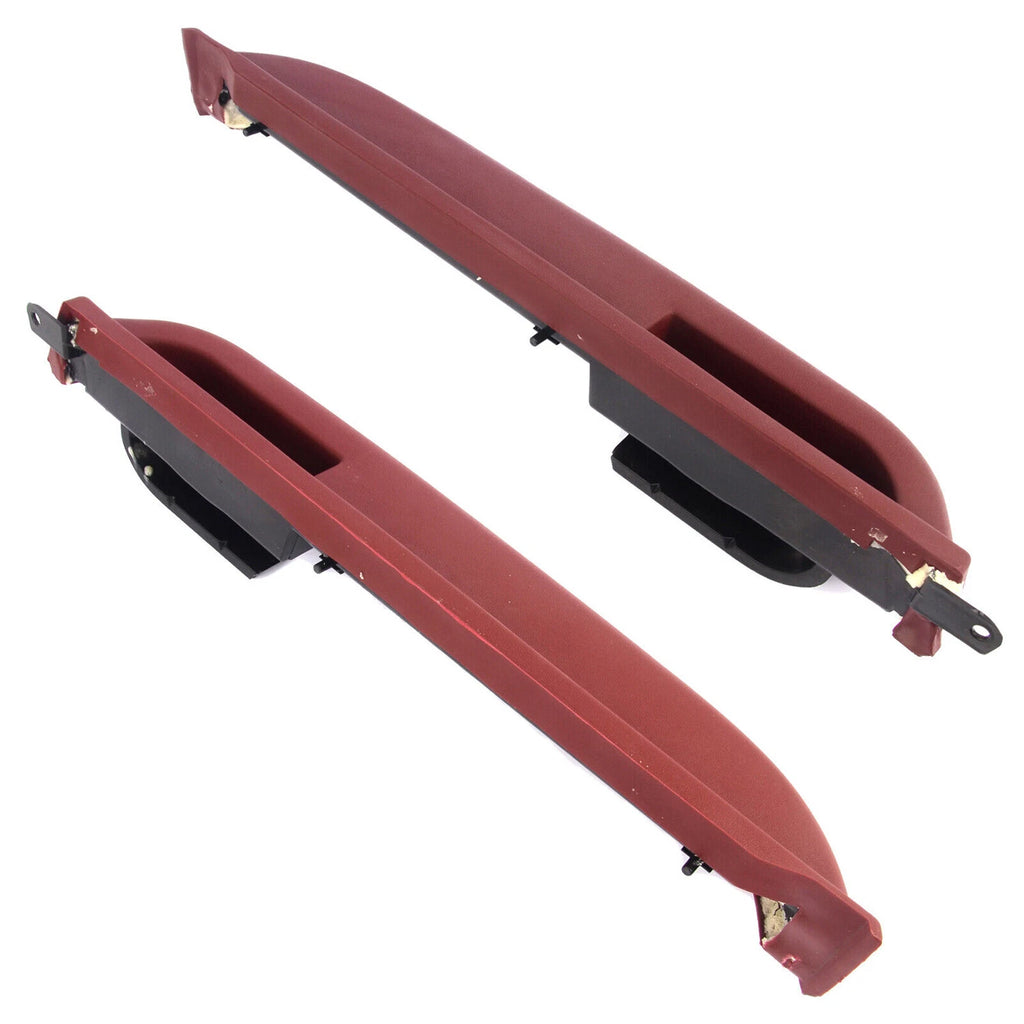 2X Front LH+RH Door Armrest for 1990-1994 Chevrolet GMC C/K 1500 2500 3500 Red