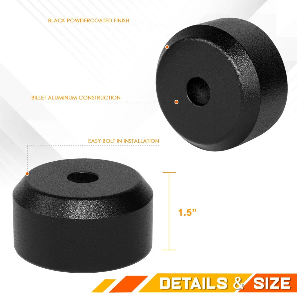 Set of 2 Aluminum Lift Spring Perch Mounting Spacers for Ford F250 F350 (2005–2022)