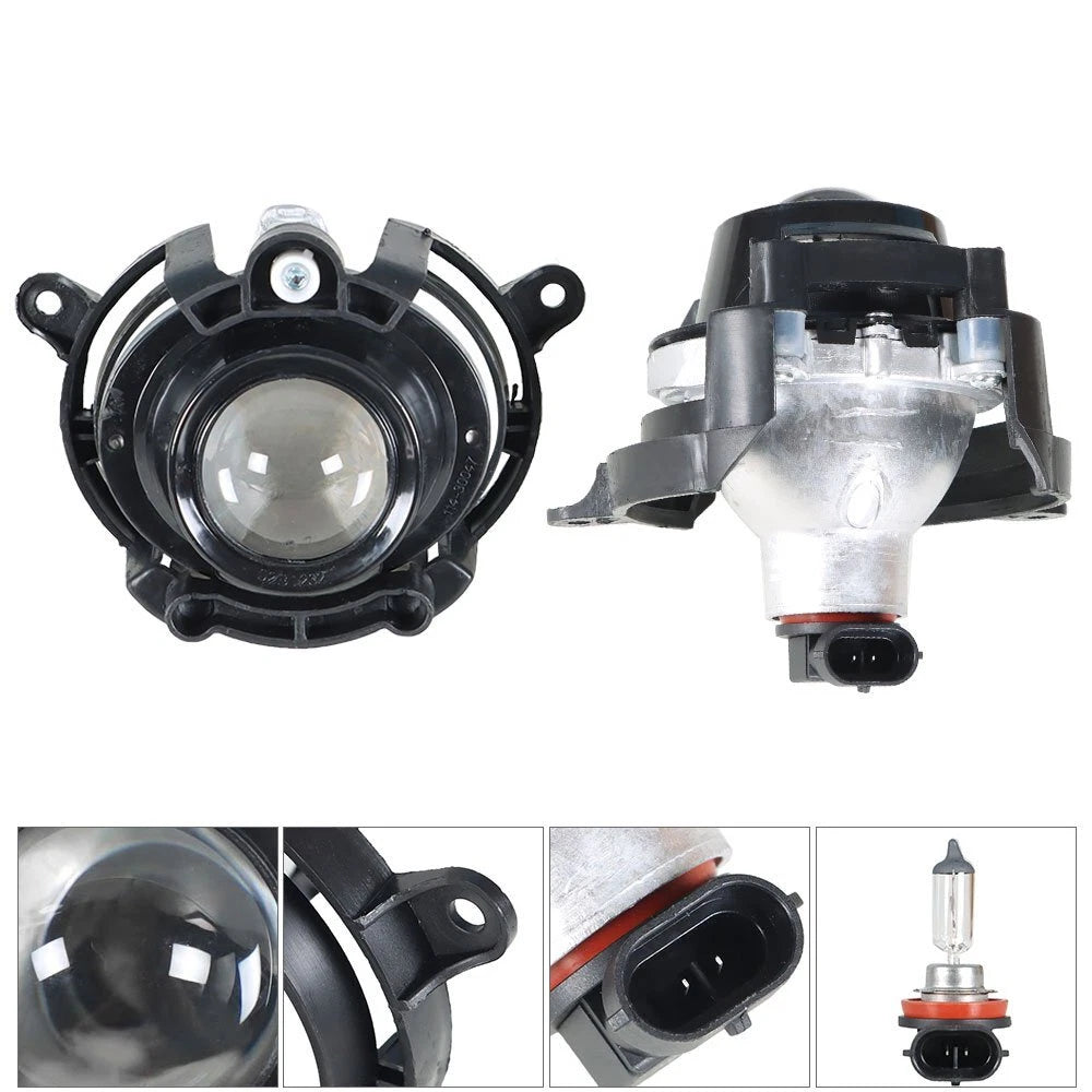 Fog Light Assembly Set of 2 H11 Halogen 55W for Buick LaCrosse (2010–2013)