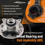 Front Wheel Hub & Bearing for Lincoln Mark LT 4WD (2006–2008) 6L3Z1104DA