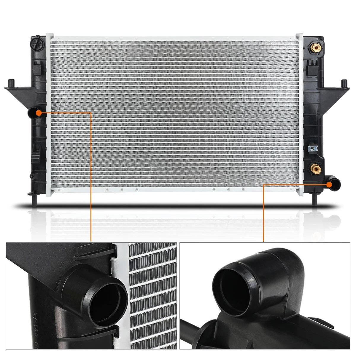 Aluminum Core OE Radiator for Saturn SC1 SC2/SL1 SL2/SW1 SW2 (1994–2002) DPI-2191