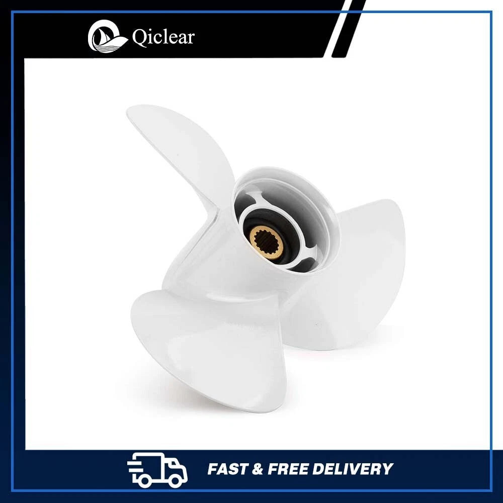 13 5/8 x 13 Outboard Propeller for Yamaha 50-130HP (15 Spline, RH)