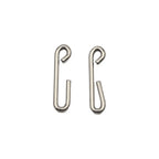 Change Snaps Connector Fishing Hook for Quick Change (Silver Stainless Steel)