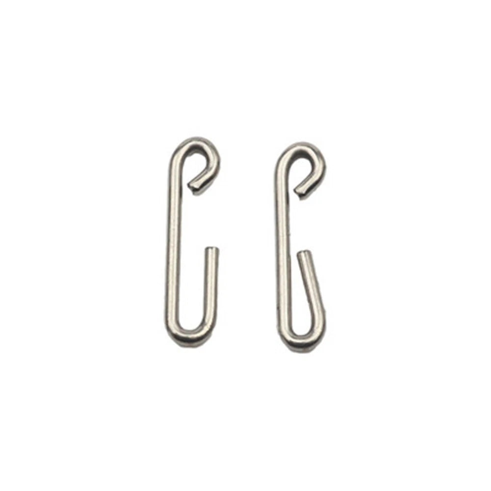 Change Snaps Connector Fishing Hook for Quick Change (Silver Stainless Steel)