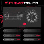 1.5" 4pc 8x6.5 to 8x180 Wheel Spacers for Chevy Silverado (2011–2020)