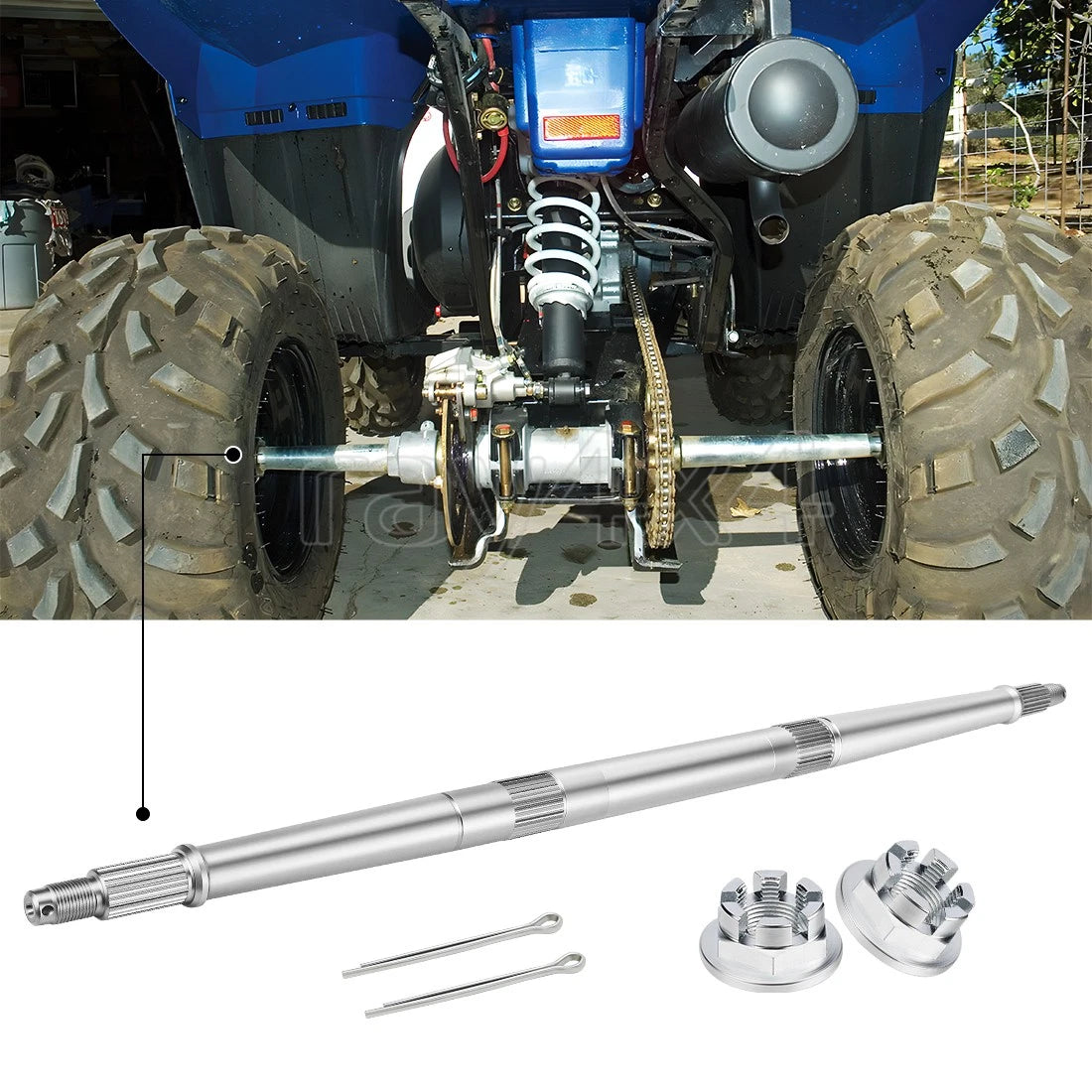 Rear Axle Shaft for Polaris Scrambler 500 2X4 4X4 (2005–2012)