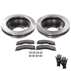 Front Brake Rotors & Pads Kit for Chevrolet Silverado 2500 HD (2011–2019)