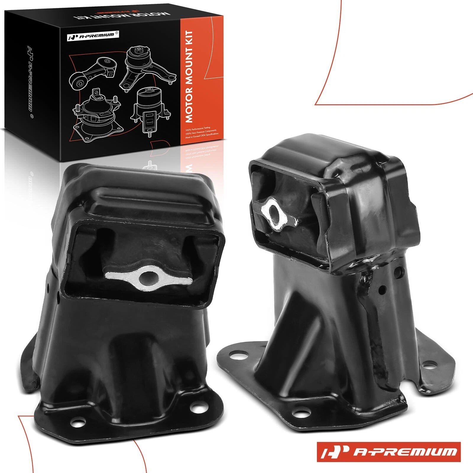 2X Front Engine Motor Mount for Jeep Grand Cherokee (2005–2009)