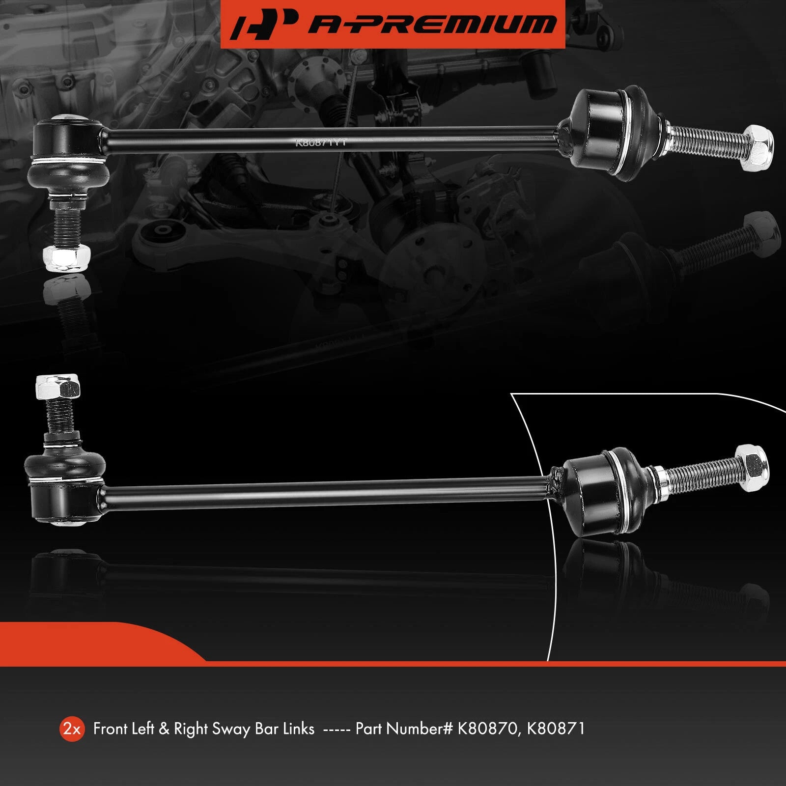 2X Front Stabilizer Bar Link for Mercedes-Benz C216 CL550 (2007-2018)