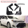 Set of 4 Mud Flaps for Toyota Corolla (2014â2018)