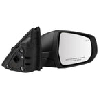 Right Rear Door Mirror for Chevrolet Malibu (2016–2021) Heated, Object Warning, 12 Pins