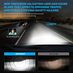 H13 LED Headlight Bulbs for NOVSIGHT (30000LM, 300% Brighter)