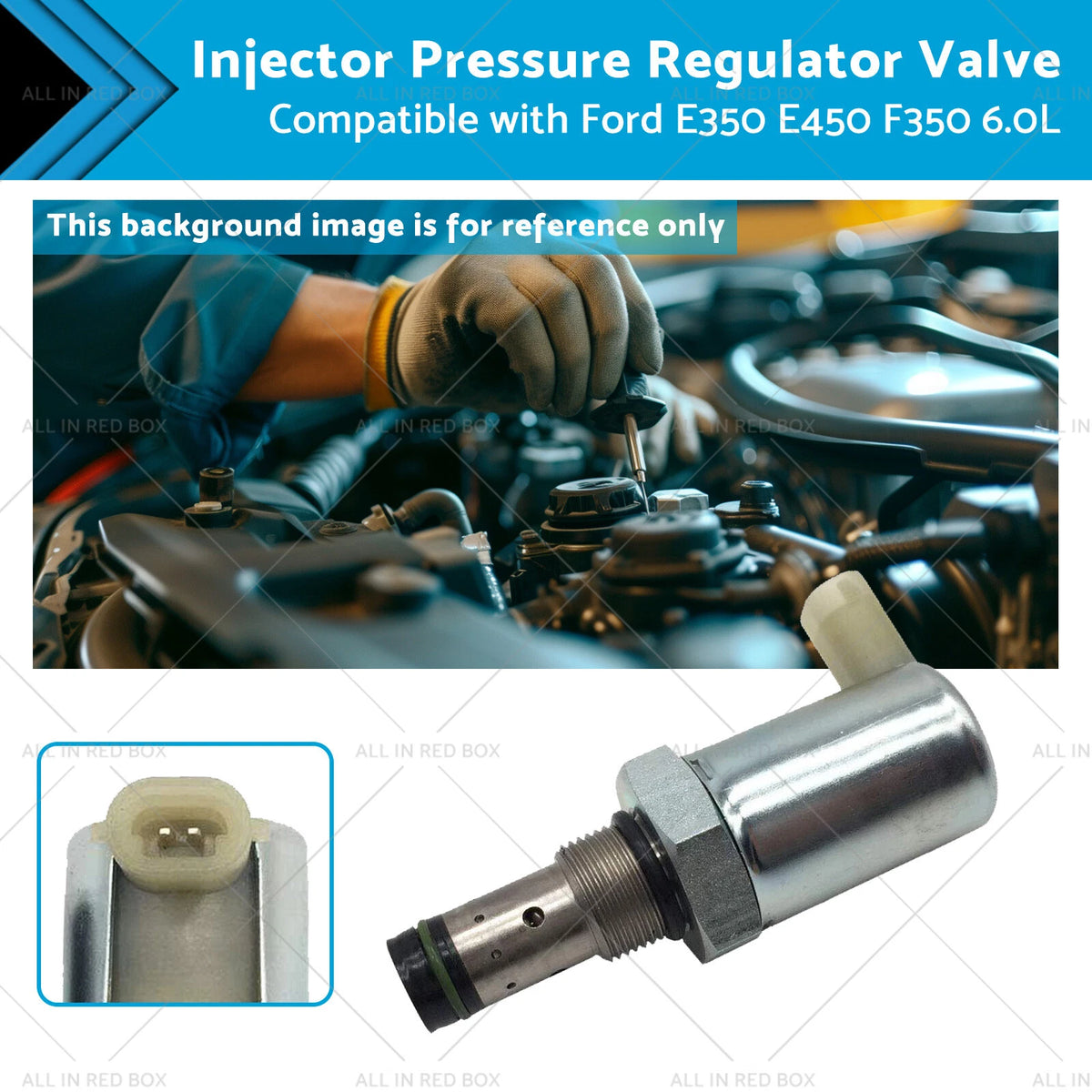 Injector Pressure Regulator Valve for Ford E350 E450 F350 (2003–2010)