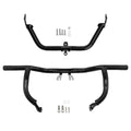 Black Engine Guard Crash Bar & Fairing Bracket for Harley Road Glide (15-24)
