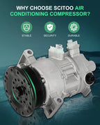 AC Compressor for Dodge Caliber (2007–2008) & Jeep Compass/Patriot (2007–2008)