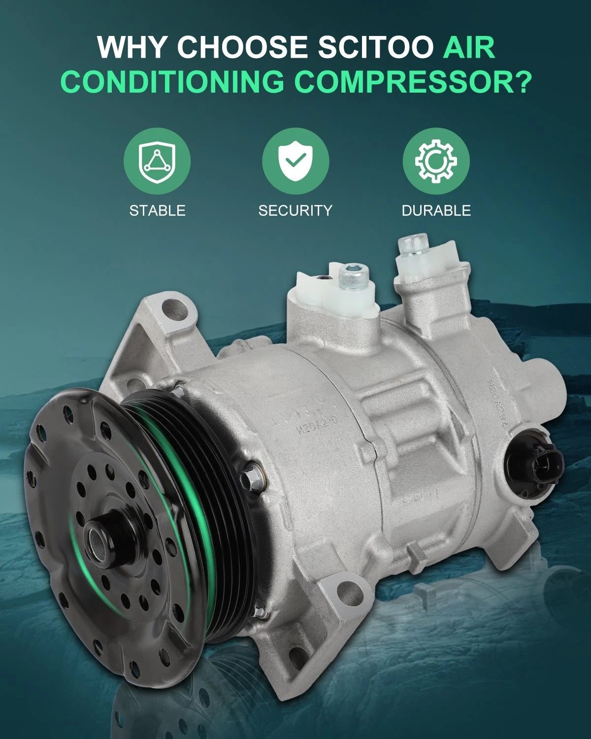 AC Compressor for Dodge Caliber (2007–2008) & Jeep Compass/Patriot (2007–2008)