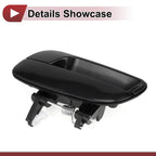 Exterior Door Handle for Hyundai Elantra Rear Left Black ABS (2011-2016)