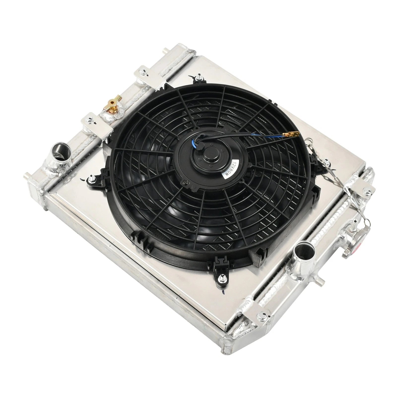 2 Row Aluminum Radiator Shroud Fan Relay for Honda Civic EK EG (1992–2000)