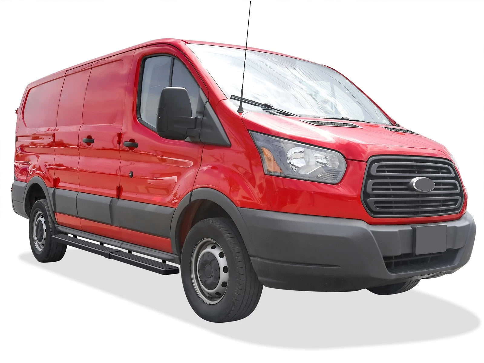 Running Boards for Ford Transit Full Size Van (2015-2026) - 5 Inch Matte Black