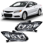 Pair Headlight Assembly for Honda Civic (2012–2015)
