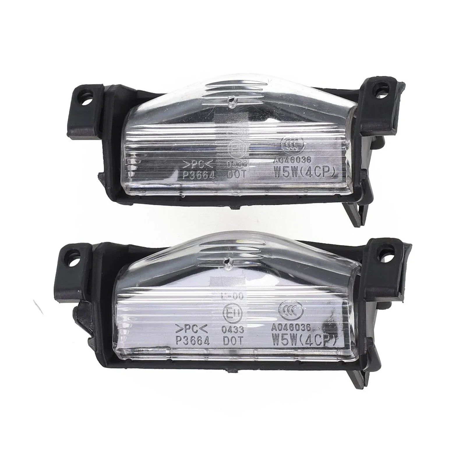 2 x License Plate Light Rear Bumper Cover for Mazda 3 (2009���2013)