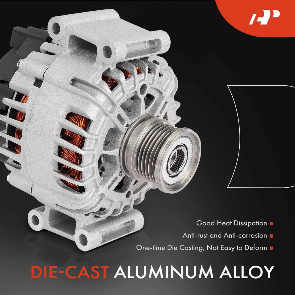 Alternator for Mercedes-Benz C250 (2012–2015) 150A 6-Groove