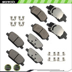 8PCS Disc Brake Pads for Hyundai Santa Fe (2019–2020)