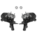 Pair Front Steering Knuckle & Wheel Hub Bearing for Toyota Matrix (2003–2013)