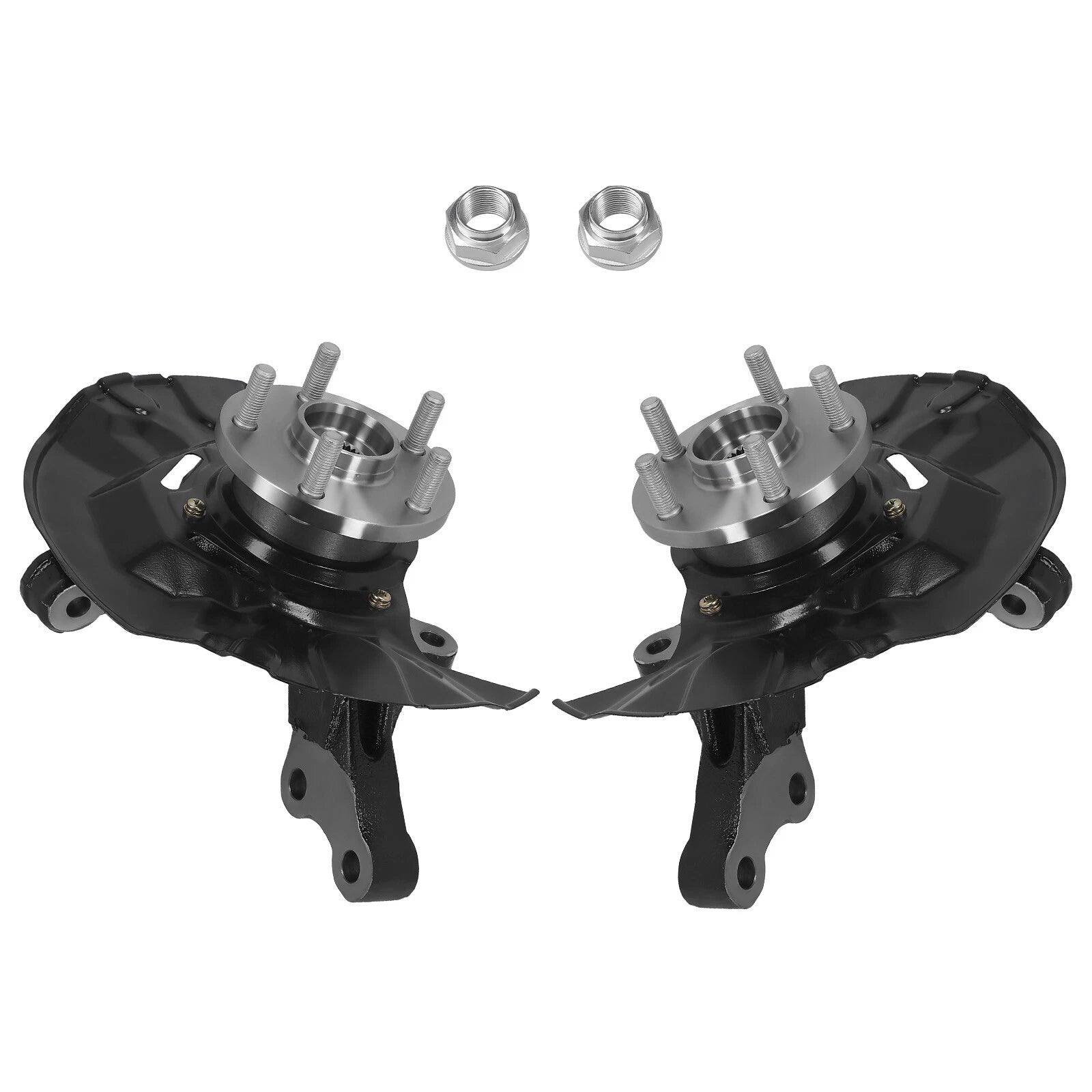 Pair Front Steering Knuckle & Wheel Hub Bearing for Toyota Matrix (2003–2013)