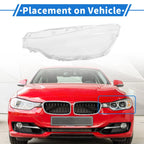 1 Pc Headlight Lens Cover for BMW 3 Series F30 (2012–2019) No. 63117419621