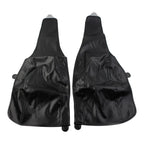 2 Pcs Black PU Leather Rear Fender Bra for Harley Tri Glide Ultra Classic (2014–2023)